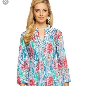 Lilly Pulitzer Sarasota Tunic - Let Minnow